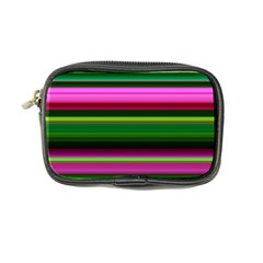 Multi Colored Stripes Background Wallpaper Coin Purse by Simbadda