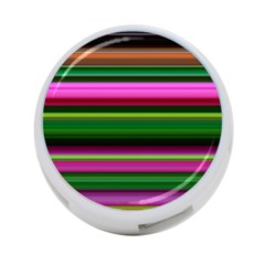 Multi Colored Stripes Background Wallpaper 4-port Usb Hub (one Side) by Simbadda