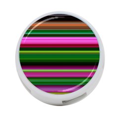 Multi Colored Stripes Background Wallpaper 4-port Usb Hub (two Sides)  by Simbadda