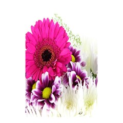 Pink Purple And White Flower Bouquet Shower Curtain 48  x 72  (Small) 