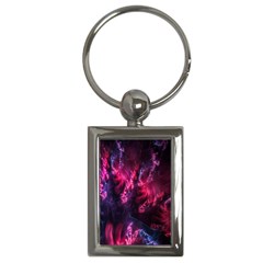 Abstract Fractal Background Wallpaper Key Chains (rectangle)  by Simbadda