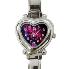 Abstract Fractal Background Wallpaper Heart Italian Charm Watch by Simbadda