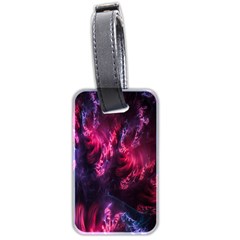 Abstract Fractal Background Wallpaper Luggage Tags (two Sides) by Simbadda