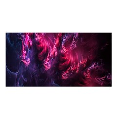 Abstract Fractal Background Wallpaper Satin Shawl by Simbadda