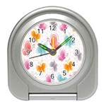 Butterfly Pattern Vector Art Wallpaper Travel Alarm Clocks Front