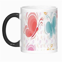 Butterfly Pattern Vector Art Wallpaper Morph Mugs by Simbadda