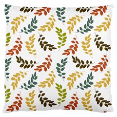 Colorful Leaves Seamless Wallpaper Pattern Background Standard Flano Cushion Case (two Sides) by Simbadda