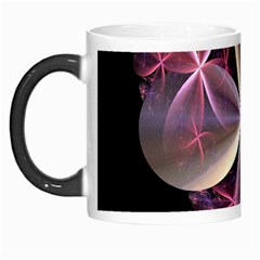 Pink And Cream Fractal Image Of Flower With Kisses Morph Mugs by Simbadda