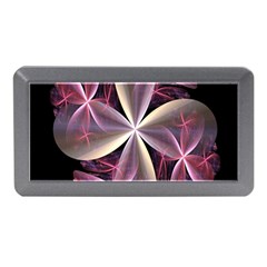 Pink And Cream Fractal Image Of Flower With Kisses Memory Card Reader (mini) by Simbadda