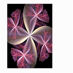 Pink And Cream Fractal Image Of Flower With Kisses Large Garden Flag (two Sides) by Simbadda