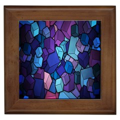 Cubes Vector Art Background Framed Tiles