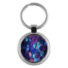 Cubes Vector Art Background Key Chains (round)  by Simbadda