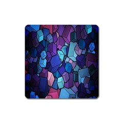 Cubes Vector Art Background Square Magnet by Simbadda