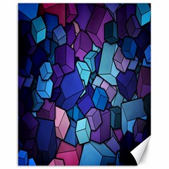 Cubes Vector Art Background Canvas 16  X 20   by Simbadda