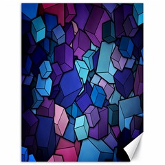 Cubes Vector Art Background Canvas 18  X 24   by Simbadda