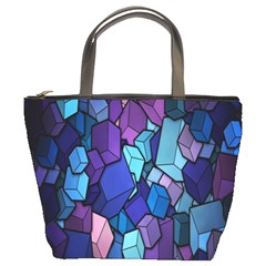 Cubes Vector Art Background Bucket Bags by Simbadda