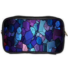 Cubes Vector Art Background Toiletries Bags by Simbadda