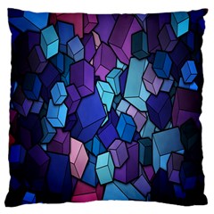 Cubes Vector Art Background Standard Flano Cushion Case (two Sides) by Simbadda