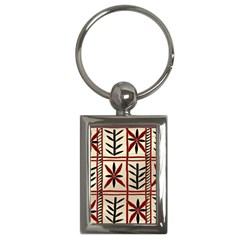 Abstract A Colorful Modern Illustration Pattern Key Chains (Rectangle) 