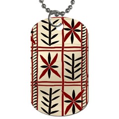 Abstract A Colorful Modern Illustration Pattern Dog Tag (Two Sides)