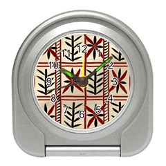 Abstract A Colorful Modern Illustration Pattern Travel Alarm Clocks