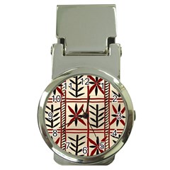 Abstract A Colorful Modern Illustration Pattern Money Clip Watches