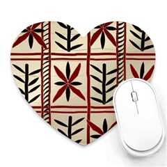 Abstract A Colorful Modern Illustration Pattern Heart Mousepads