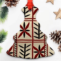 Abstract A Colorful Modern Illustration Pattern Christmas Tree Ornament (Two Sides)