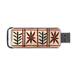 Abstract A Colorful Modern Illustration Pattern Portable Usb Flash (one Side) by Simbadda