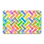 Abstract Pattern Colorful Wallpaper Background Magnet (Rectangular) Front