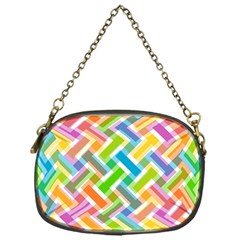 Abstract Pattern Colorful Wallpaper Background Chain Purses (one Side)  by Simbadda