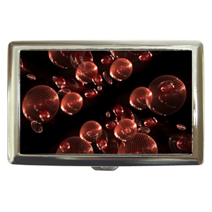 Fractal Chocolate Balls On Black Background Cigarette Money Cases