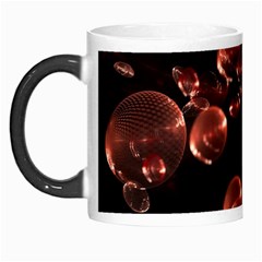 Fractal Chocolate Balls On Black Background Morph Mugs