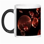 Fractal Chocolate Balls On Black Background Morph Mugs Left