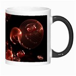 Fractal Chocolate Balls On Black Background Morph Mugs Right