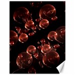 Fractal Chocolate Balls On Black Background Canvas 12  x 16   11.86 x15.41  Canvas - 1