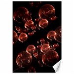 Fractal Chocolate Balls On Black Background Canvas 12  x 18   11.88 x17.36  Canvas - 1