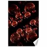 Fractal Chocolate Balls On Black Background Canvas 24  x 36  23.35 x34.74  Canvas - 1