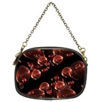 Fractal Chocolate Balls On Black Background Chain Purses (Two Sides)  Front