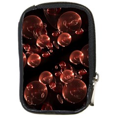 Fractal Chocolate Balls On Black Background Compact Camera Cases