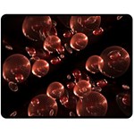 Fractal Chocolate Balls On Black Background Fleece Blanket (Medium)  60 x50  Blanket Front