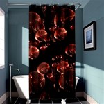 Fractal Chocolate Balls On Black Background Shower Curtain 36  x 72  (Stall)  Curtain(36 X72 ) - 33.26 x66.24  Curtain(36 X72 )