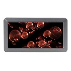 Fractal Chocolate Balls On Black Background Memory Card Reader (mini) by Simbadda