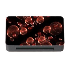 Fractal Chocolate Balls On Black Background Memory Card Reader with CF