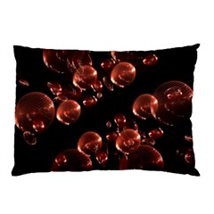 Fractal Chocolate Balls On Black Background Pillow Case (Two Sides)