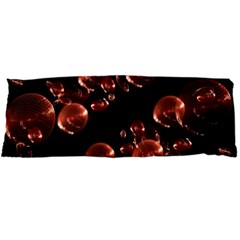 Fractal Chocolate Balls On Black Background Body Pillow Case Dakimakura (two Sides) by Simbadda