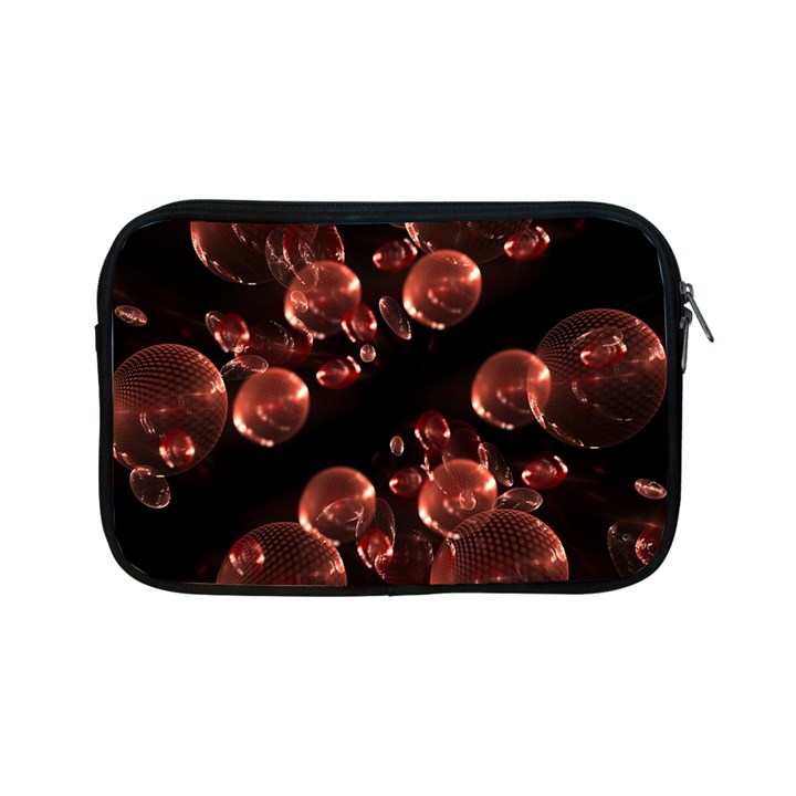 Fractal Chocolate Balls On Black Background Apple iPad Mini Zipper Cases