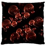 Fractal Chocolate Balls On Black Background Standard Flano Cushion Case (Two Sides) Back