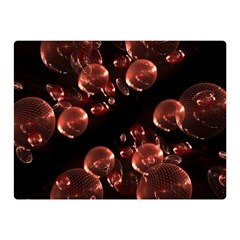 Fractal Chocolate Balls On Black Background Double Sided Flano Blanket (mini)  by Simbadda