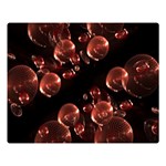 Fractal Chocolate Balls On Black Background Double Sided Flano Blanket (Large)  80 x60  Blanket Front